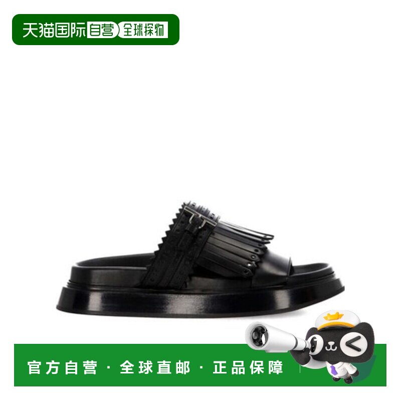 1h可退 奢淘 Alexander McQueen 流苏T型拖鞋 女 825005WIAD1凉鞋