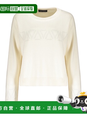 HERNO 女士针织衫 MG00001DL701591000 AW2023 白色长袖