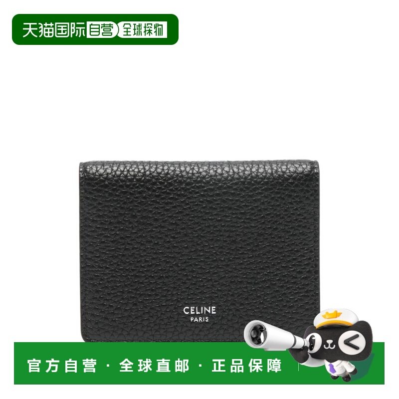 CELINE 男士钱包 L100J2X9838SI SS2026 黑色 双折卡包,箱包皮具/热销女包/男包,钱包,淘宝优惠券,粉丝福利购,淘宝优惠卷