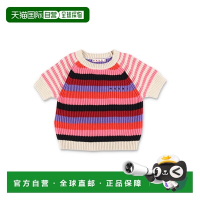 MARNI 男童针织衫 M01739M00X10MC77 SS2026 花色 KNIT TEE STRIP