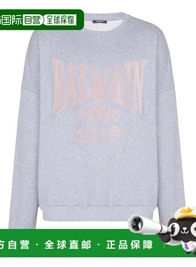 BALMAIN 男士针织衫 GH1JS191GF54YIW SS2026 灰色 Balmain Sweat