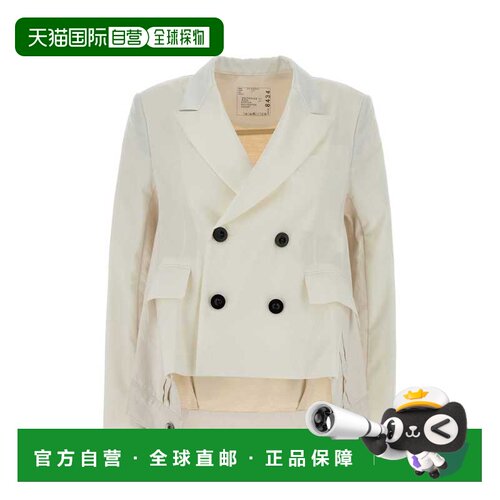 SACAI 女士西服 2608434151 SS2026 白色 Ivory t【付后1h可退】