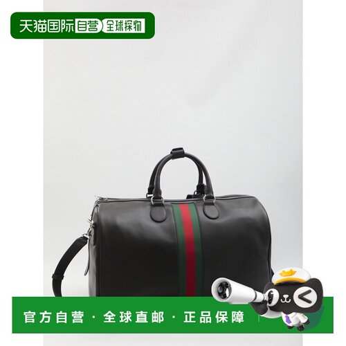 GUCCI 男士旅行包 866979AAGF71053 CO 黑色 Web 【付后1h可退】