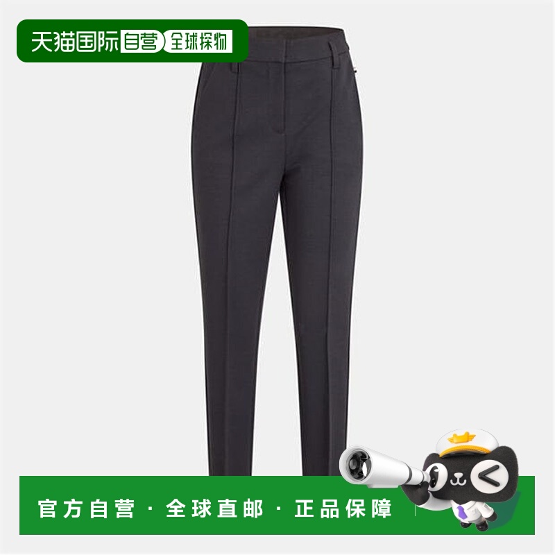 1h可退 潮奢 BOSS 波士 女士 Terasy 修身裤子 blue蓝色 舒适时尚