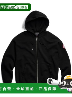 CANADA GOOSE 男士卫衣 1540M9061 SS2026 黑色 Rove 全拉链衫