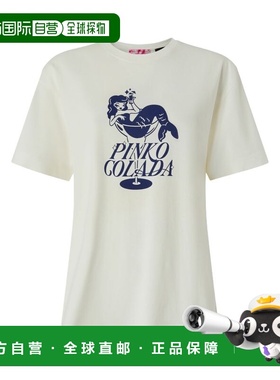 PINKO 女士T恤 105526A33NZE1 SS2026 白色 Strepitoso  T恤