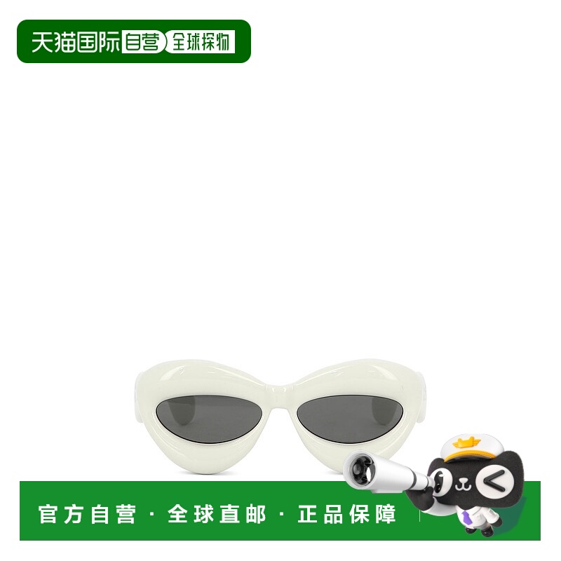 1h可退 LOEWE 女士眼镜 LW40097I5520A SS2025 白色 Inflated cat