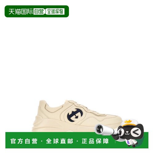 1h可退 GUCCI 男士运动鞋 757857UPG709567 SS2025 白色 Rhyton