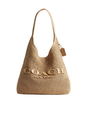 COACH 女士斜挎包 CDU76B4NA蔻驰单肩包手提包草编包