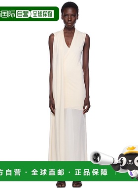 1h可退 潮奢 TOTÊME 女士 灰白色 Overlapped Scarf 连衣裙 253WR