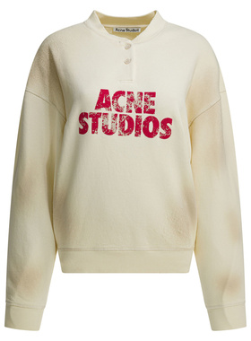 1h可退 香港直邮ACNE STUDIOS 女士针织衫 AI0181AEG SS2026 白色