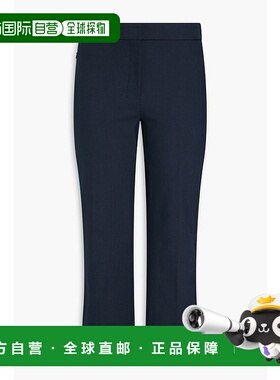 1h可退 潮奢 THEORY 希尔瑞 女士 棉混纺斜纹布小喇叭长裤 O07042