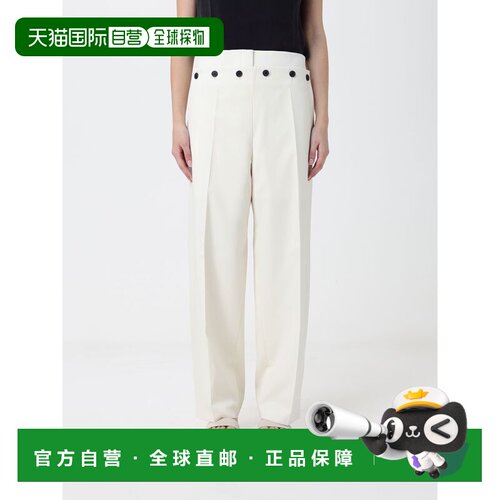 BOSS 女士休闲裤 50553938118 SS2026 白色 Pantaloni palazzo Bo