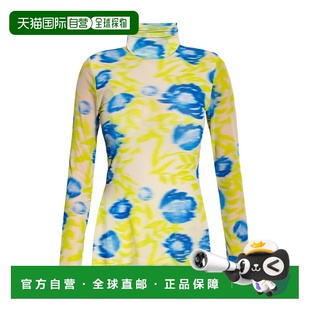 花色 GANNI AW2023 T3414799 高领T恤 女士衬衫