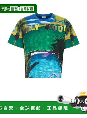 1h可退 ETRO 男士T恤 1Y69994810250 SS2023 绿色 CALIFORNIA PRI