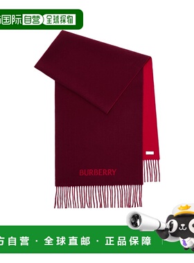 BURBERRY 女士围巾 81178311 AW2025 红色 EKD 双面围巾博柏利