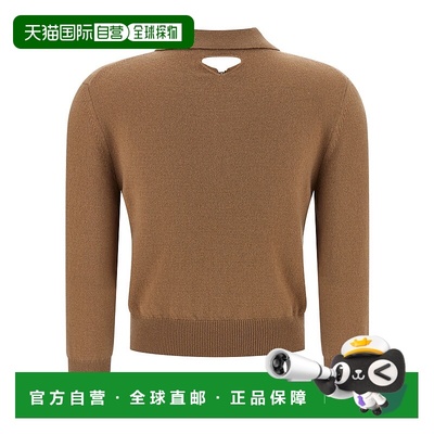 PRADA 女士针织衫 P24R2PSOOO17KCF0040 AW2025 驼色羊绒