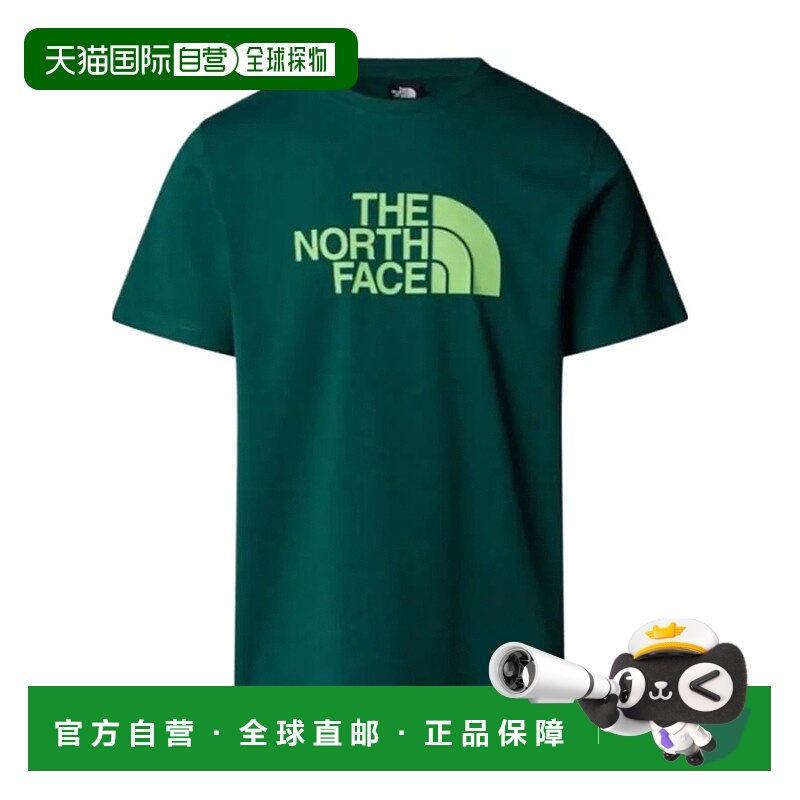 1h可退 THE NORTH FACE 男士T恤 NF0A8A6CA6O SS2025 绿色