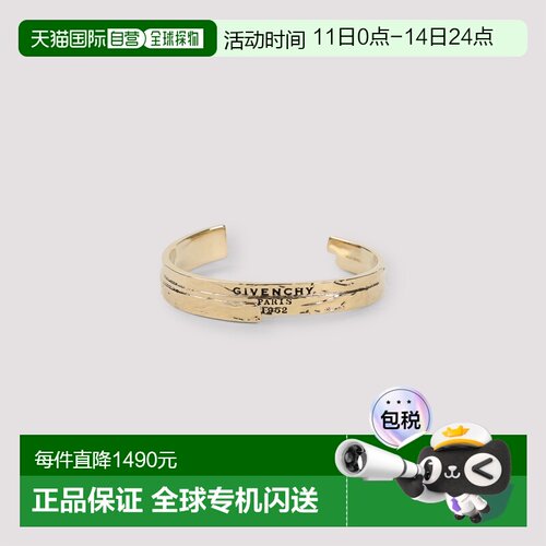 GIVENCHY 女士手链手镯 BF20JUF003966 SS2026 金色 Tape Cuff Br