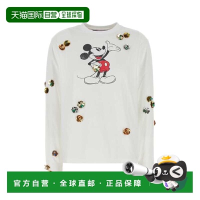 Coperni 女士 X Disney Mickey 白色棉质T恤 DJS157SFF5037WHIMUL