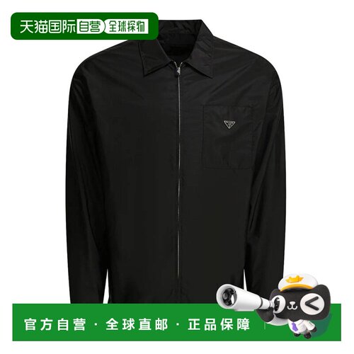 PRADA 男士衬衫 SC8471WQ9SOOOF0002 SS2026 黑色外套男装