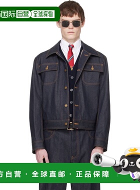 1h可退 潮奢 Thom Browne 汤姆 布朗 男士 海军蓝 Selvedge Denim