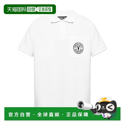1h可退 VERSACE JEANS 男士T恤 78GAGT01CJ01T003 SS2025短袖
