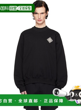 1h可退 潮奢 Casablanca 男士 黑色 Pearl Diamond Patch 套头衫