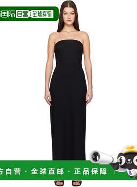 1h可退 潮奢 MATTEAU 女士 黑色 Crêpe Strapless 连衣裙 CSLDR