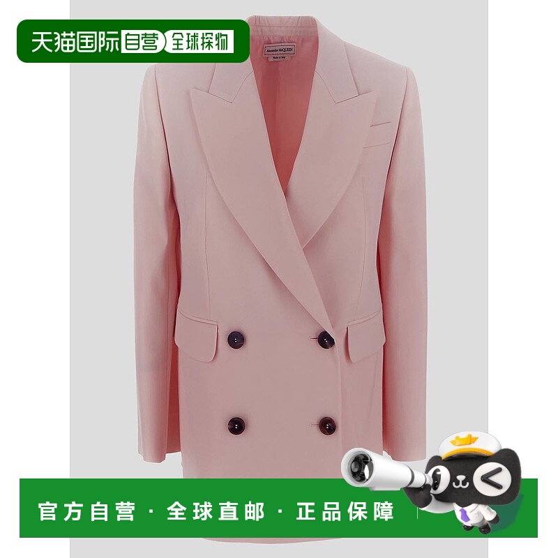 1h可退 ALEXANDER MCQUEEN 女士外套 708182QJAAC9066 AW2022羊毛