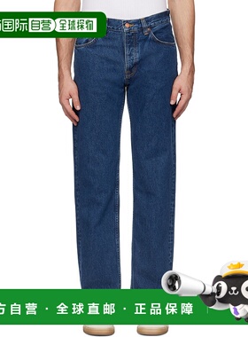 1h可退 潮奢 Nudie Jeans 男士 蓝色 Rad Rufus 牛仔裤 114768