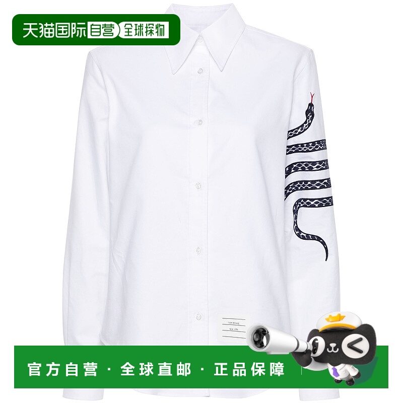 1h可退 THOM BROWNE 女士衬衫 FLL162EE1187100 SS2025 白色