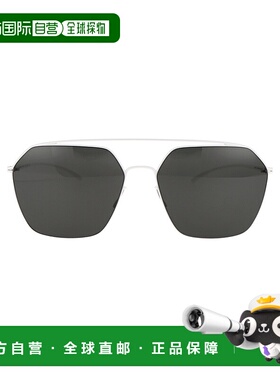 1h可退 潮奢 Mykita 女士 徽标太阳镜 MMESSE016 white白色 舒适