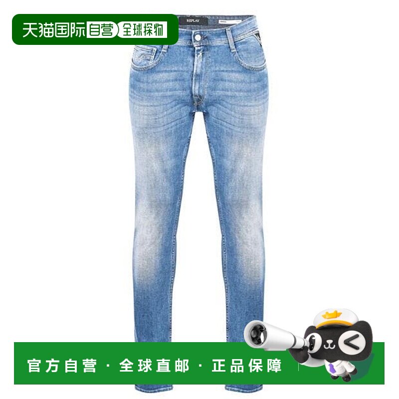 1h可退 潮奢 Replay 男士 Rocco 牛仔裤  舒适时尚直筒裤