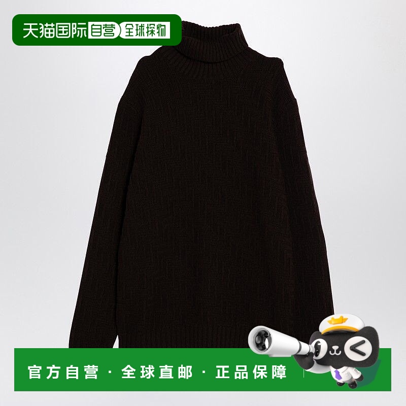 1h可退 PRADA 男士针织毛衣 UMR627OOO15TKF0324 AW2024 棕色羊毛