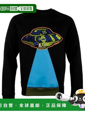 KENZO 男士针织衫 F565SW0964MB99 SS2021 黑色卫衣