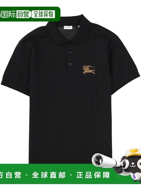 BURBERRY 男士POLO衫 8119008A1189 SS2026 黑色 Black piquet po