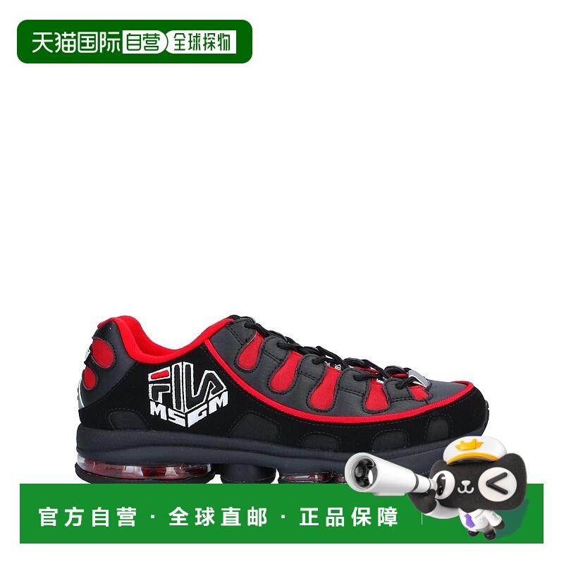 1h可退 潮奢 Msgm X Fila 男士 运动鞋 black黑色 舒适时尚