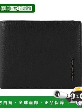 PIQUADRO 男士钱包 PU4188MOSRN AW2025 黑色 Men's Wallet