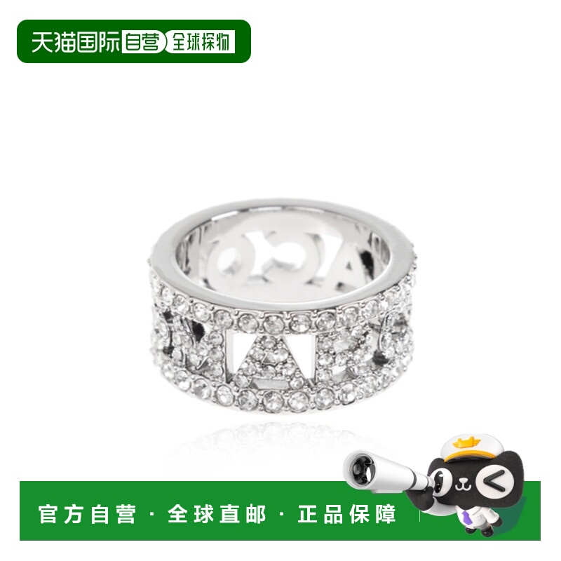 1h可退 MARC JACOBS 女士戒指 2R3JRN001J82059 CO 银色 宽戒圈戒