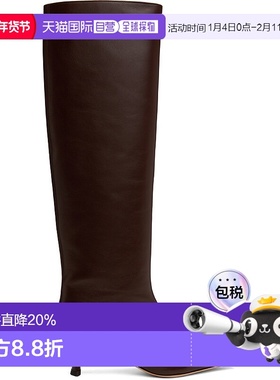 1h可退 潮奢 BY FAR 女士 黑色 Kitten Stevie 42 高筒靴 MWFBO06