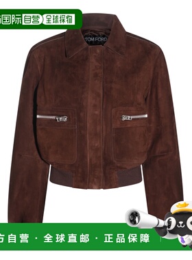 潮奢 Tom Ford 汤姆 福特 女士 棕色夹克 CSL794LEX417EBB