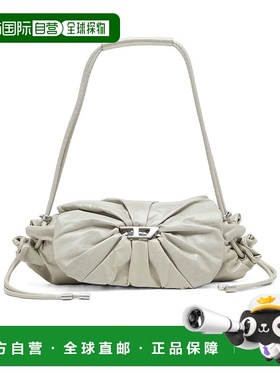 DIESEL 女士斜挎包 X10331P1003T8026 SS2026 白色 Scrunch-D S