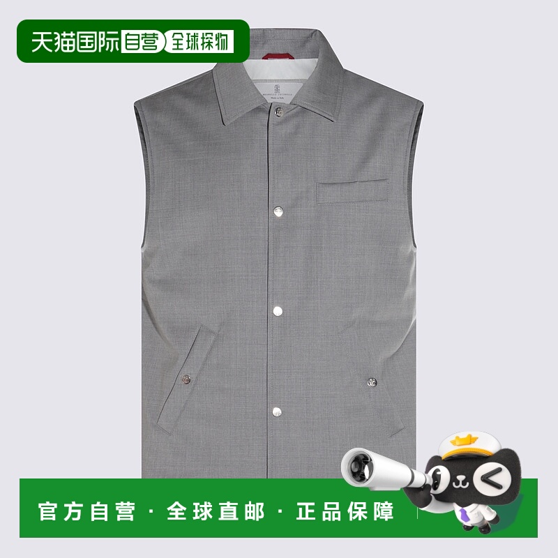 1h可退 BRUNELLO CUCINELLI 男士马甲 MM4506520CMM49 SS2025