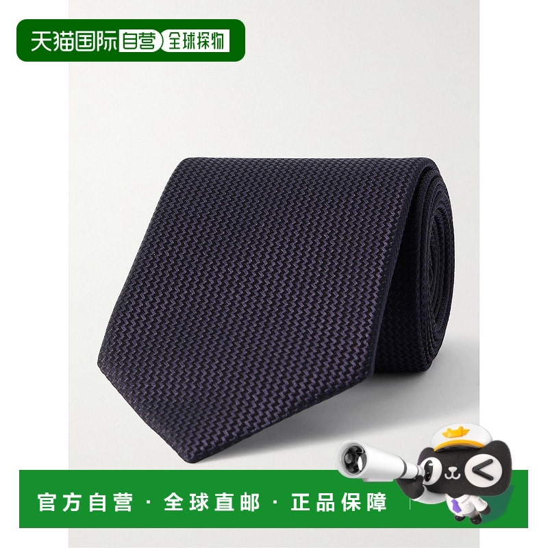1h可退 潮奢 Tom Ford 汤姆 福特 男士 8cm 真丝提花领带 STE001S