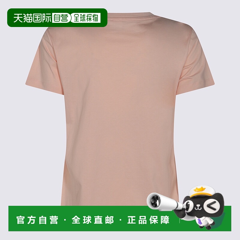 1h可退 PINKO 女士T恤 100535A2G7N38 SS2025 粉红色 短袖T恤