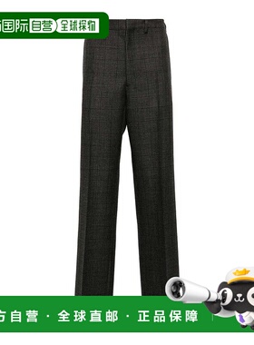 PRADA 男士休闲裤 UPA66915OWS222F0308 SS2025 灰色直筒裤