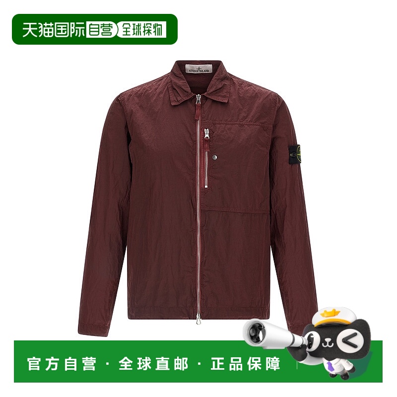 1h可退 潮奢 Stone Island 石头岛 男士 badge 徽标衬衫式服装 K2