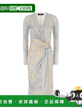 1h可退 潮奢 versace 范思哲 女士 长袖中长连衣裙 10180611A1387