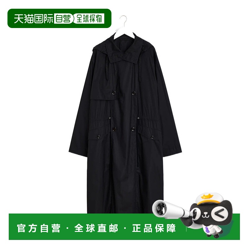 LEMAIRE 男士大衣 CO1096LF1371BK999 SS2025 黑色